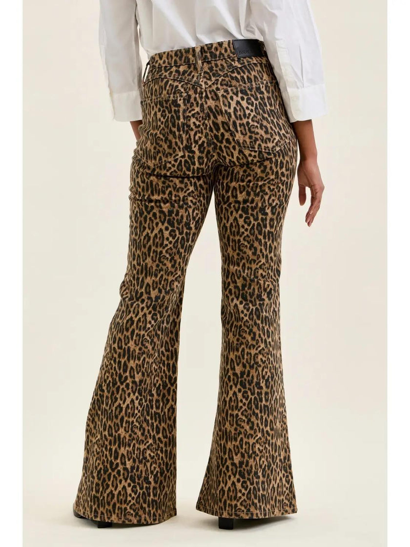 MR Jacqueline Flare Print Leopard Luxe