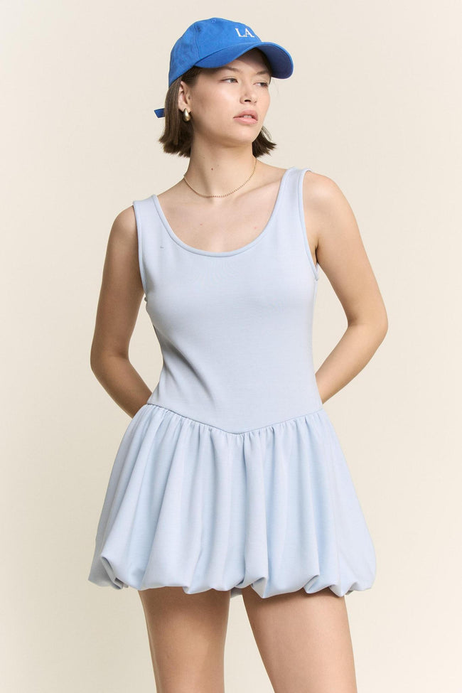 Athletic Bubble Dress with Shorts