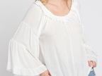 OFF SHOULDER BELL SLEEVE