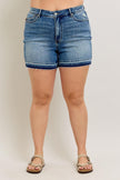 Tummy Control Hem Shorts