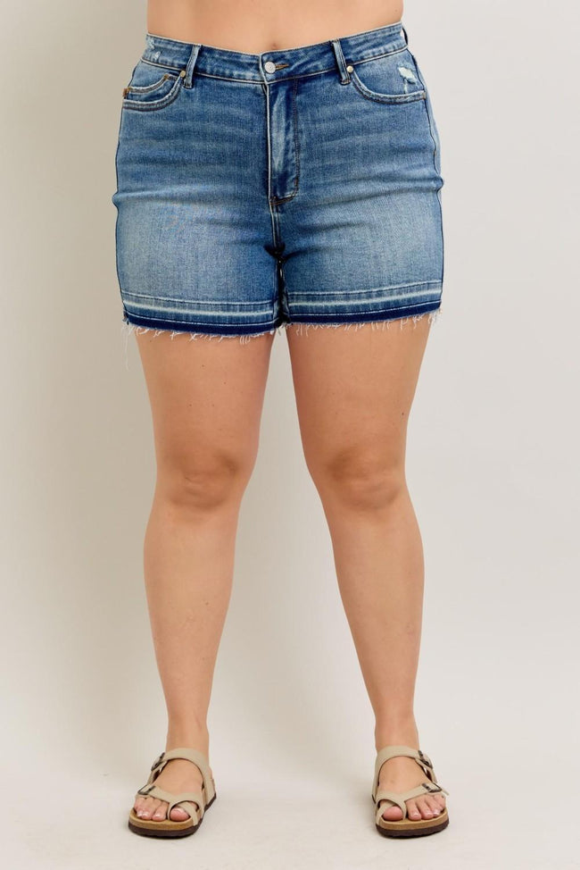 Tummy Control Hem Shorts