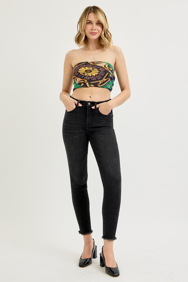 RISEN BLACK JEAN STRAIGHT LEG