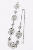 Spiral Shell Charm Chain Waist Belt -SILVER